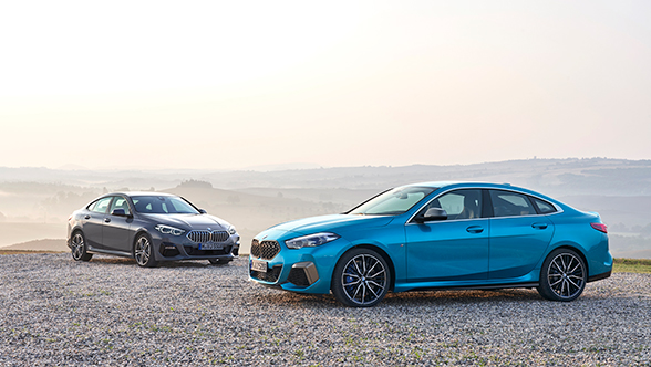 Primer BMW Serie 2 Gran Coupé azul y gris